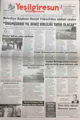 Yeşil Giresun Gazetesi 30 Haziran 2005 Vali , Kümbeti Yakın Takibe Aldı GZ26084 - 1