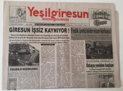 Yeşil Giresun Gazetesi - 31 Aralık 2007 - Giresun İşsiz Kaynıyor ! - GZ43665 - 1