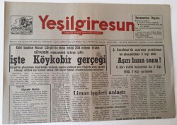 Yeşil Giresun Gazetesi - 31 Temmuz 1991 - Liman İşçileri Anlaştı , İşte Köykobir Gerçeği - GZ43650 - 1