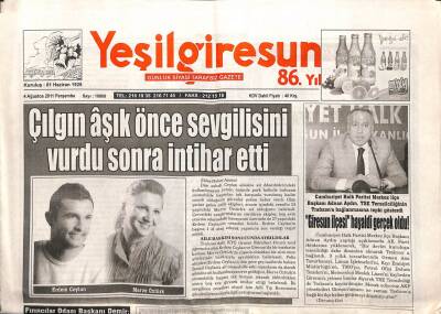 Yeşil Giresun Gazetesi 4 Ağustos 2011 - Bu Kez de Fiskomar Bombası GZ108041 - 1
