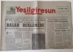Yeşil Giresun Gazetesi - 4 Eylül 1991 - Giresunda Seçim Günlüğü - GZ43662 - 2