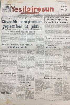 Yeşil Giresun Gazetesi 4 Kasım 1994 Emniyet Müdürü Hüseyin BilgütayGiresunluya Karşı Argo İfadem Olmadı GZ26092 - 1