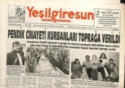 Yeşil Giresun Gazetesi 4 Mart 2006 - Uçtu Uçtu Çatı Uçtu GZ101596 - 2