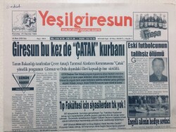 Yeşil Giresun Gazetesi - 4 Mart 2008 - Eski Futbolcunun Talihsiz Ölümü GZ46531 - 1