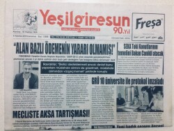 Yeşil Giresun Gazetesi - 4 Temmuz 2015 - Mecliste Aksa Tartışması GZ46535 - 2
