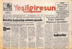 Yeşil Giresun Gazetesi 5 Haziran 2003 - Yağlıdere Hastanesi Ödenek Bekliyor GZ101611 - 2