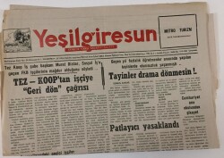 Yeşil Giresun Gazetesi 5 Kasım 1994 - TEZ- KOPtan İşçiye Geri Dön Çağrısı GZ13358 - 2