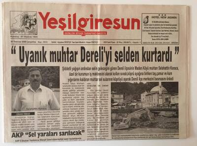 Yeşil Giresun Gazetesi 5 Temmuz 2006 - Giresunspor Tempo Artırıyor GZ10986 - 1