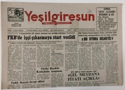 Yeşil Giresun Gazetesi 6 Ağustos 2003 - FKBde İşçi Çıkarmaya Start Verildi GZ13341 - 2