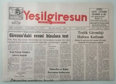 Yeşil Giresun Gazetesi 6 Mayıs 2003 Kırsal Kalkınma Projesi Neler Getirdi -GZ33370 - 1