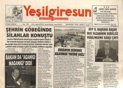 Yeşil Giresun Gazetesi 7 Şubat 2006 - Bakan Aganigi Naganigi Dedi GZ101607 - 1