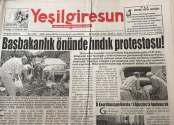 Yeşil Giresun Gazetesi 8 Ağustos 2006-DSP 8 Milyon Emekli Patlamak Üzere GZ45545 - 1