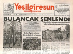 Yeşil Giresun Gazetesi 8 Haziran 2006 - Sahil Yolunda Can Pazarı GZ108322 - 1