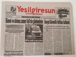 Yeşil Giresun Gazetesi - 8 Nisan 2008 - Sosyal Güvenlik Haftası Kutlandı - GZ43671 - 2