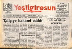Yeşil Giresun Gazetesi 9 Haziran 2003 - Hülle Evliliklere Soruşturma GZ101614 - 2