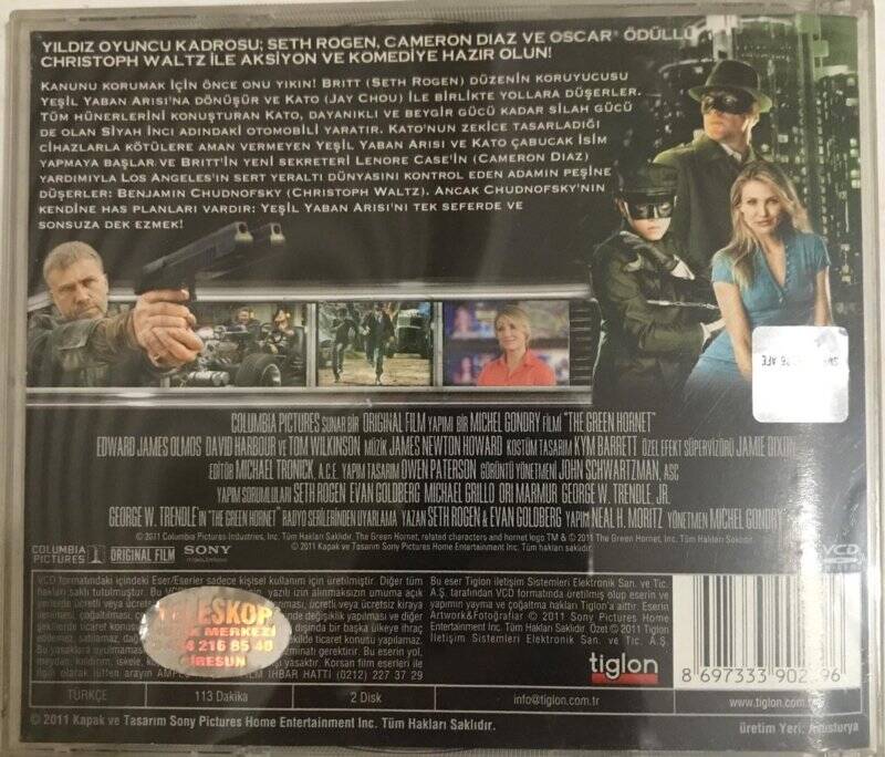 Yeşil Yaban Arısı VCD Film VCD4845 - 2