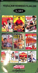 Yeşilçam Komedi Filmleri 1.Set - 10 Film 10 Dvd Set DVD Film (İkinci El) DVD2895 - Gökçekoleksiyon