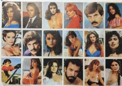 Yeşilçam Oyuncuları Eski 18li Sticker AKS1487 - Gökçekoleksiyon