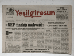 Yeşilgiresun Gazetesi 23 Haziran 2003 - Yayalar Turizme Kazandırılsın GZ5905 - 1