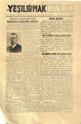 Yeşilırmak Siyasal Sosyal Halk Gazetesi 10 Mayıs 1988 - Rüştü Aras Ayasofyadan Geçti NDR68786 - 1