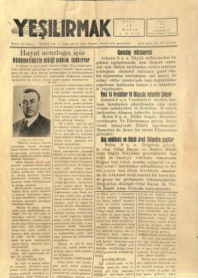 Yeşilırmak Siyasal Sosyal Halk Gazetesi 10 Mayıs 1988 - Rüştü Aras Ayasofyadan Geçti NDR68788 - 1