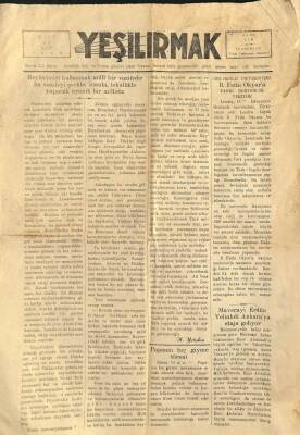 Yeşilırmak Siyasal Sosyal Halk Gazetesi 14 Mart 1989 - B.Fethi Okyara Fahri Doktorluk Verildi NDR68790 - 1