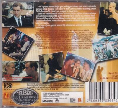 Yetenekli Bay Ripley VCD Film VCD10104 - 2