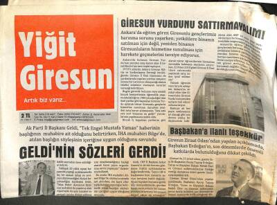 Yiğit Giresun Gazetesi - ORGİ DPT Aşamasında GZ113050 - 1