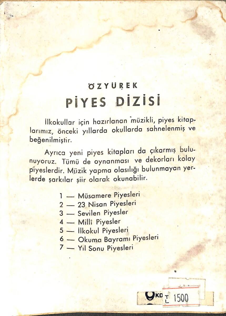 Yıl Sonu Piyesleri NDR100142 - 3