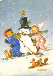 Yılbaşı Kartpostal KRT18253 - Gökçekoleksiyon