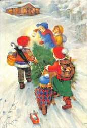 Yılbaşı Kartpostal KRT18258 - Gökçekoleksiyon