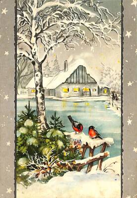 Yılbaşı Kış Kartpostal KRT18181 - 1