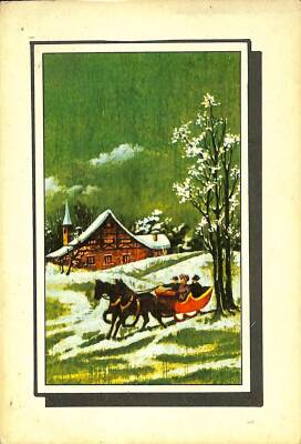 Yılbaşı Kış Temalı Yılbaşı Kartpostal KRT17210 - 1