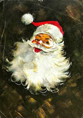 Yılbaşı Noel Baba Kartpostal KRT17203 - 1