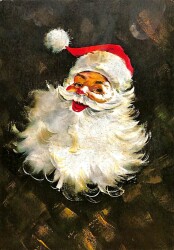 Yılbaşı Noel Baba Kartpostal KRT17252 - Gökçekoleksiyon