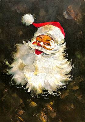 Yılbaşı Noel Baba Kartpostal KRT17252 - 1