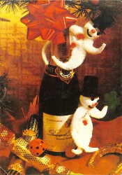 Yılbaşı Noel Temalı Kartpostal KRT18121 - Gökçekoleksiyon