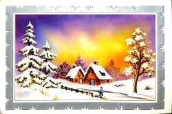 Yılbaşı Noel Temalı Tebrik Kartı KRT18134 - Gökçekoleksiyon