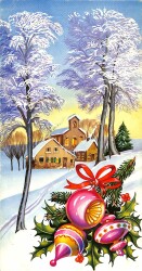 Yılbaşı Noel Temalı Tebrik Kartı KRT18142 - Gökçekoleksiyon