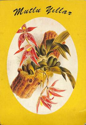 Yılbaşı Tebrik Kartı Kartpostal KRT11884 - 1