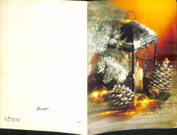 Yılbaşı Temalı Açılır Kapaklı Kartpostal KRT19318 - 2