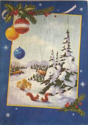 Yılbaşı Temalı Kartpostal KRT11674 - 1