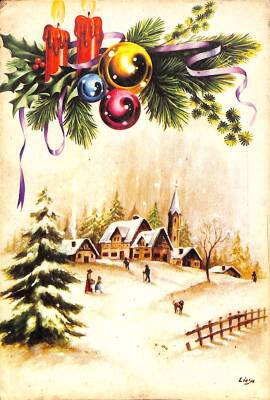 Yılbaşı Temalı Kartpostal KRT19223 - 1