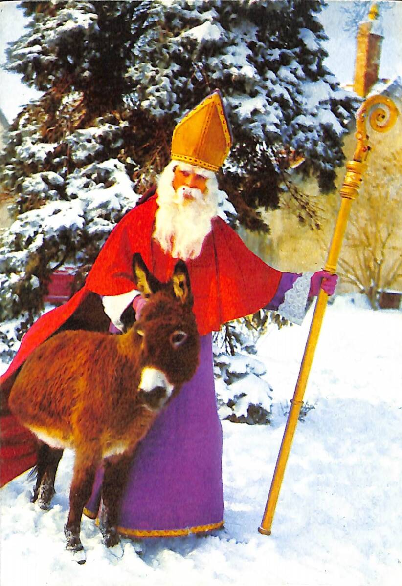 Noel Baba Temalı Kartpostal KRT20903 - 1