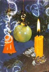 Yılbaşı Temalı Kartpostal KRT20915 - Gökçekoleksiyon