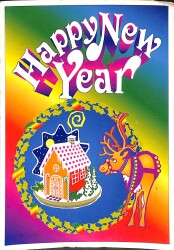 Yılbaşı Temalı Kartpostal KRT20923 - Gökçekoleksiyon