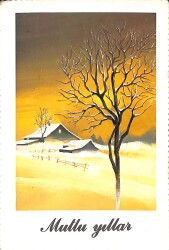 Yılbaşı Temalı Kartpostal KRT20925 - Gökçekoleksiyon