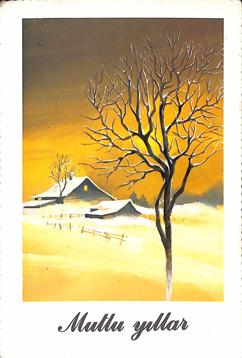 Yılbaşı Temalı Kartpostal KRT20925 - 1