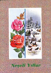 Yılbaşı Temalı Kartpostal KRT20930 - Gökçekoleksiyon