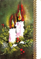 Yılbaşı Temalı Kartpostal KRT20948 - Gökçekoleksiyon